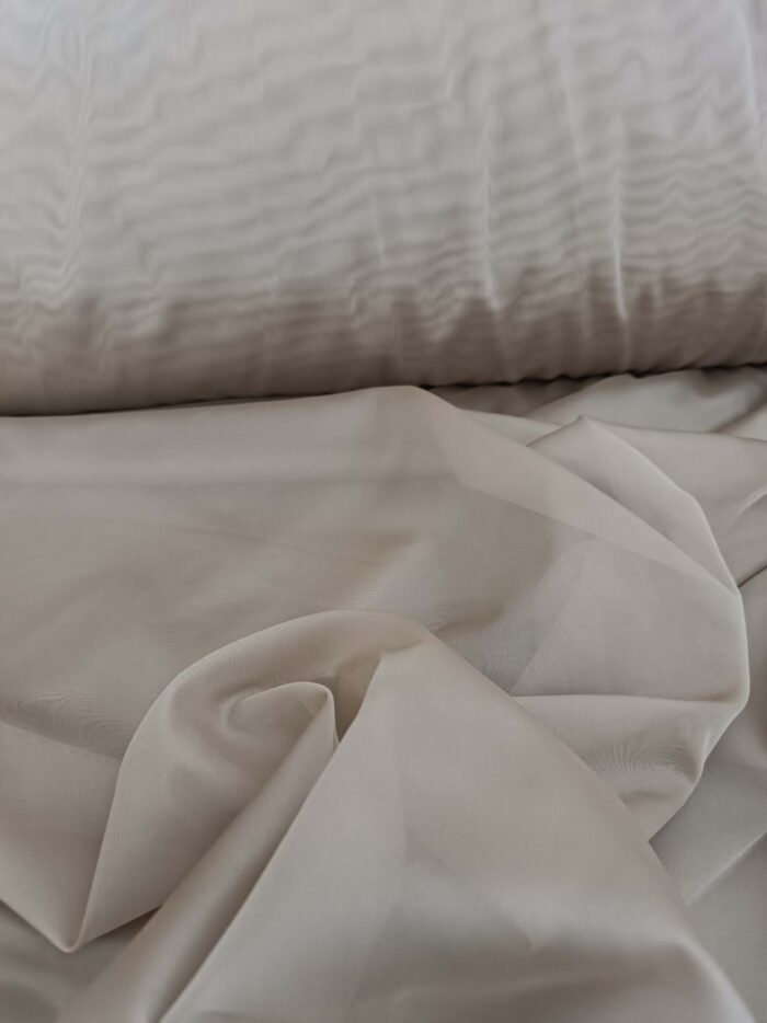 kapuçino kahve renginde ipek tül perde modelleri