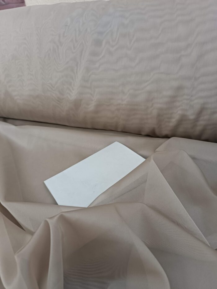 kapuçino kahve renginde ipek tül perde modelleri