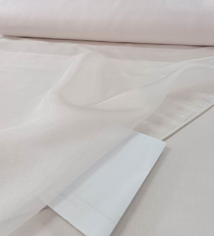 Açık pudra salon tül perdeleri