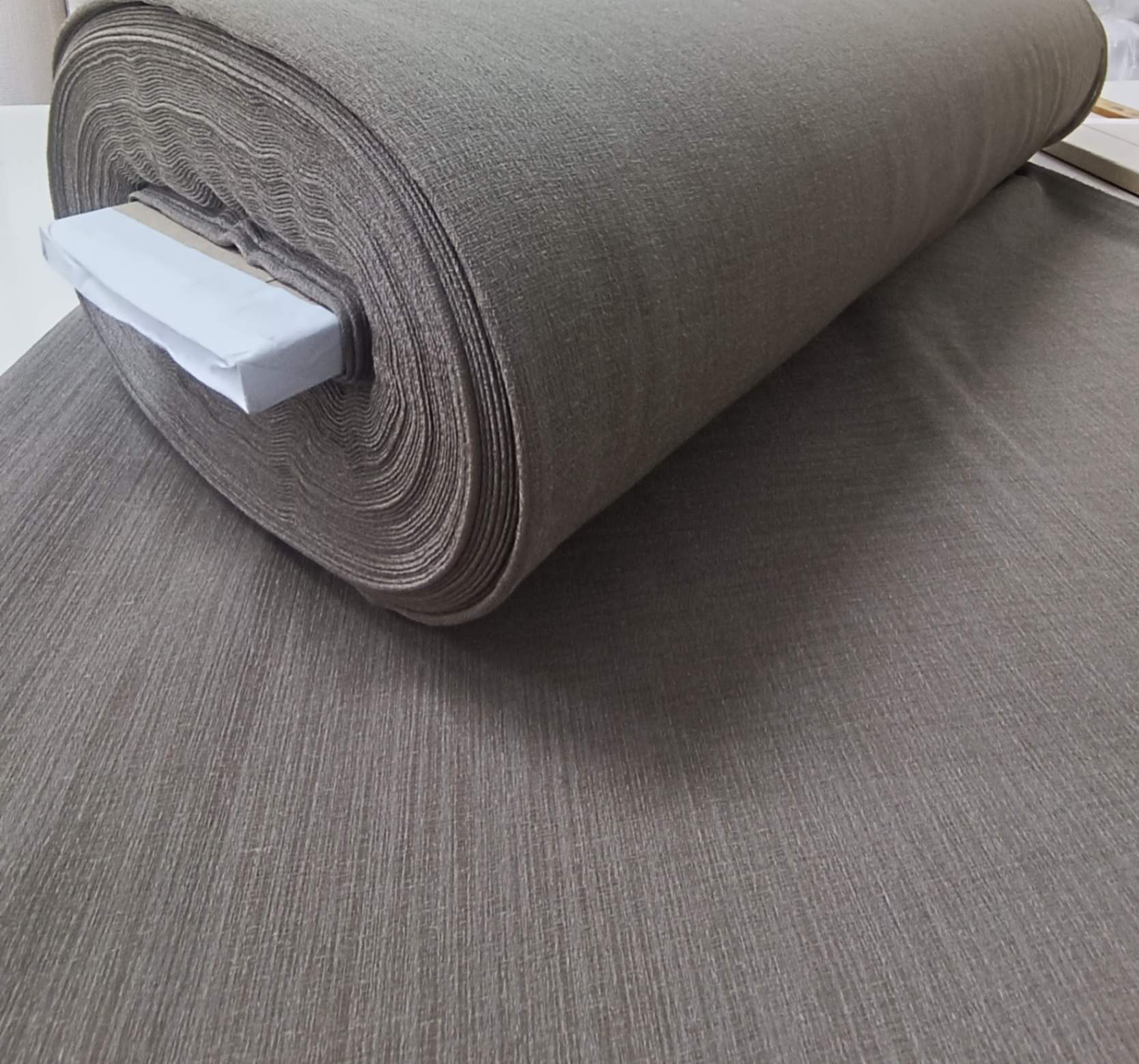 Açık kahve keten tül perde fiyatları8