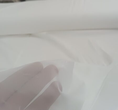 İpek tül perde ekru beyaz