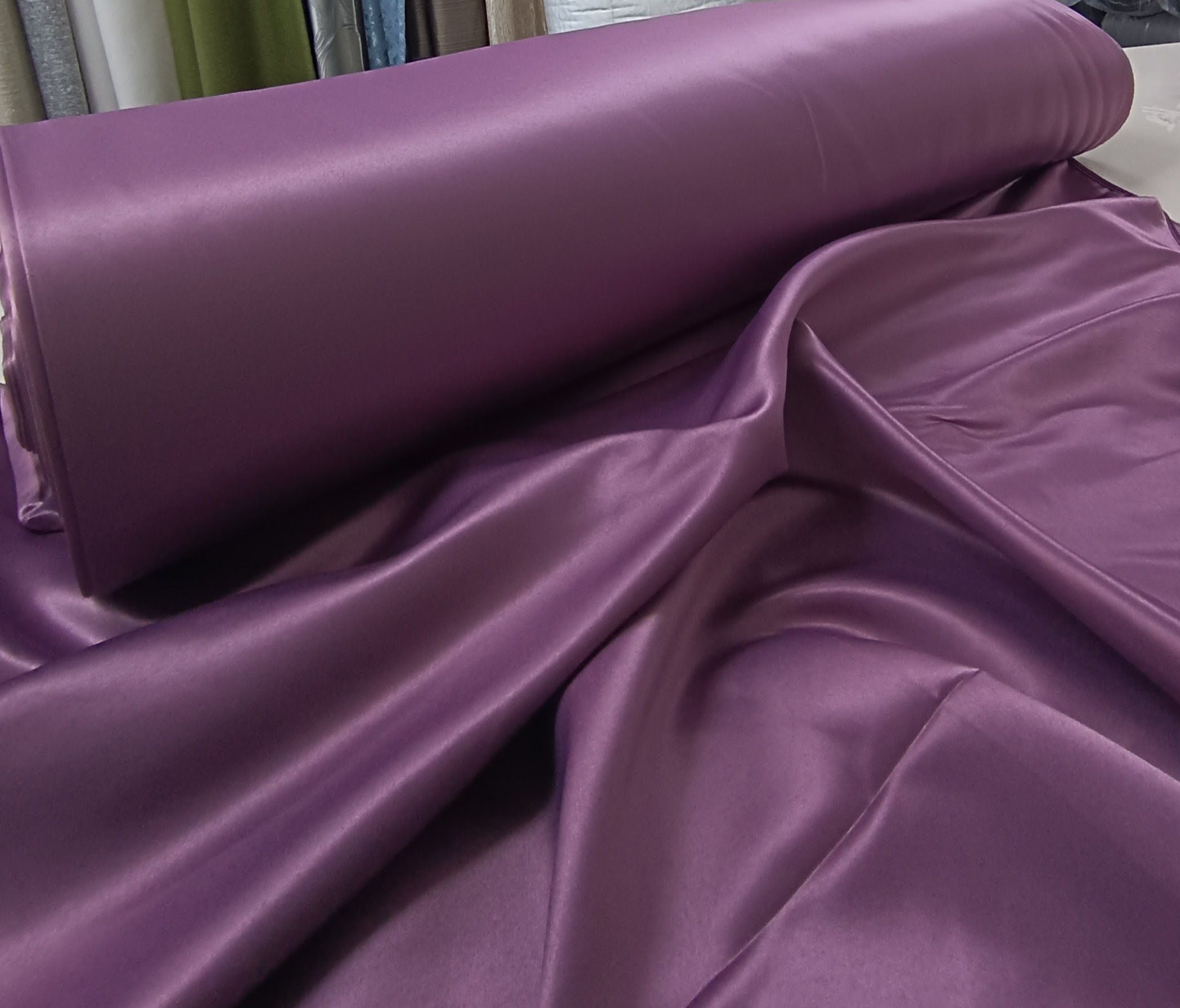 Mor saten fon perde fiyatları7