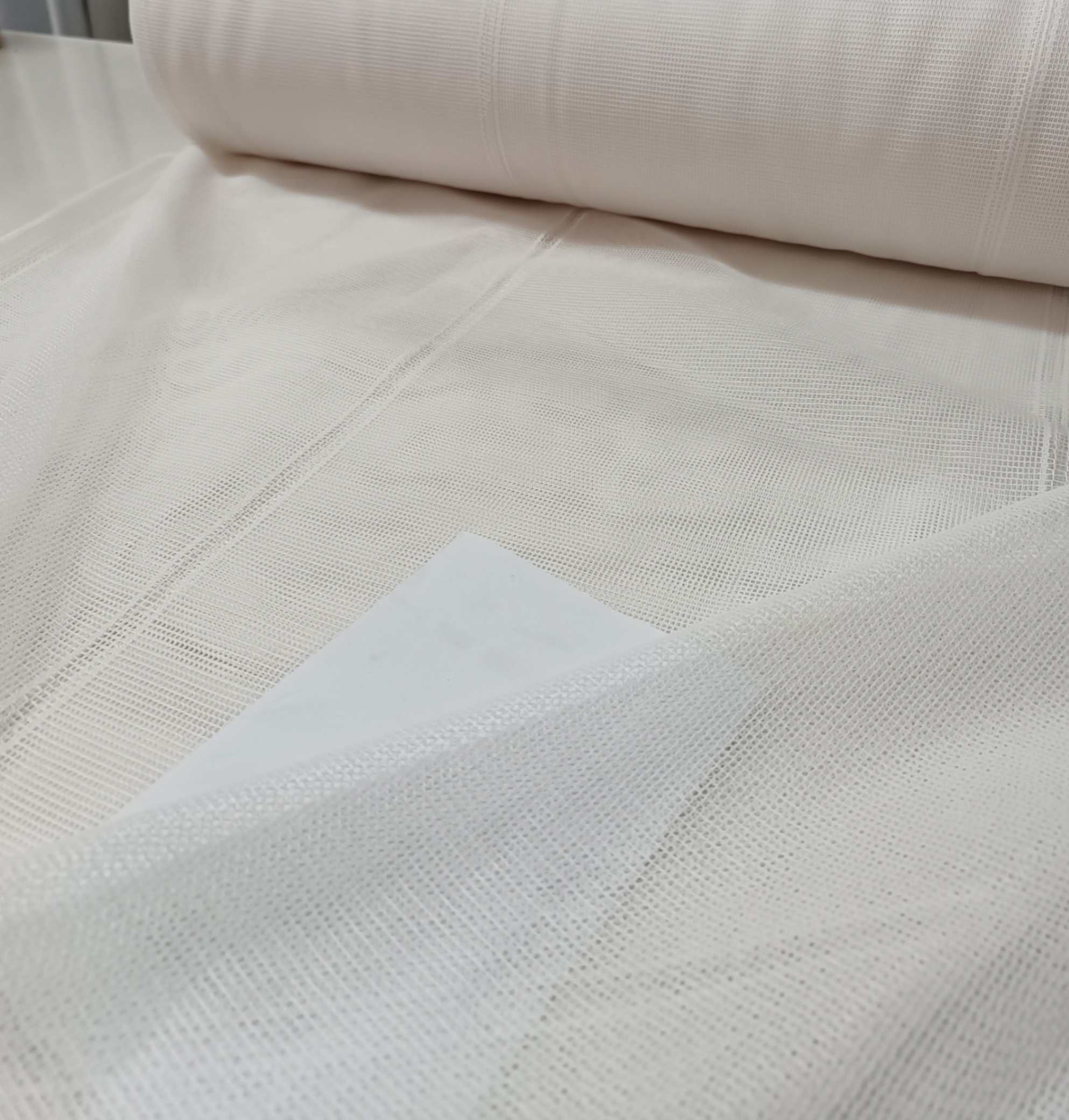 Toz Pudra İnce Şeritli Tül Perde5