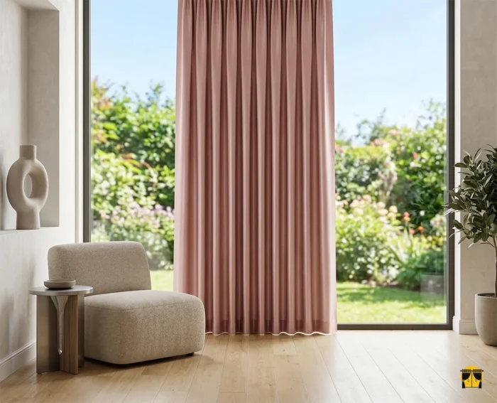 Yavruağzının o tatlı tonunu en iyi Marie Krem veya Line Ekru tüller dengeler. Bu ikili, pencerelerinizde taze ve bahar havasında bir görüntü yaratır.