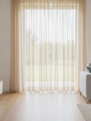 hardal sarı tül perde