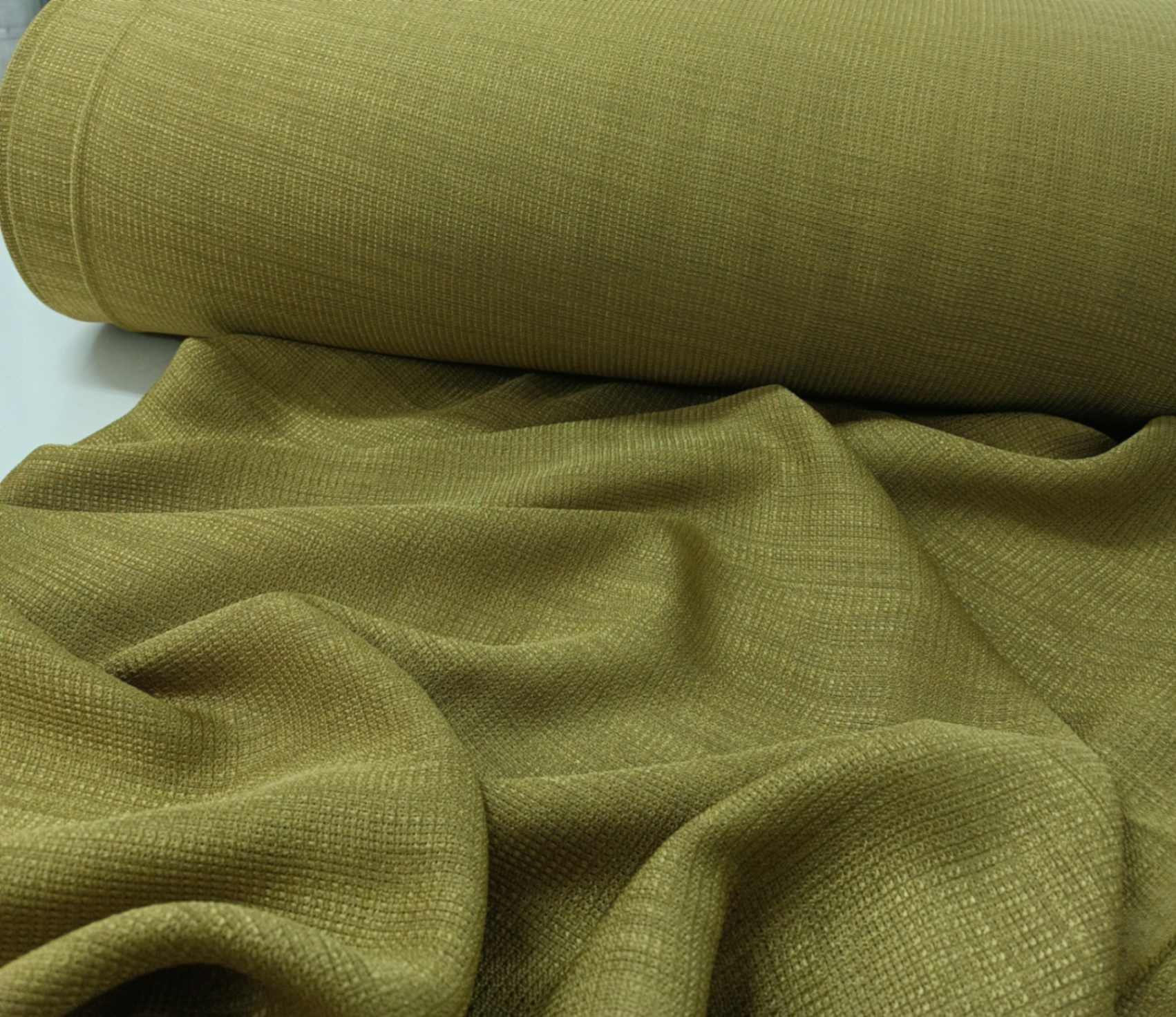 hardal yeşili fon perde modelleri1