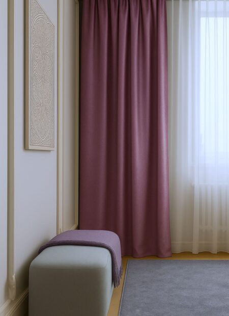 Mor saten fon perde fiyatları