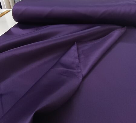 Koyu Mor saten fon perde