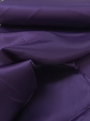 Koyu Mor saten fon perde