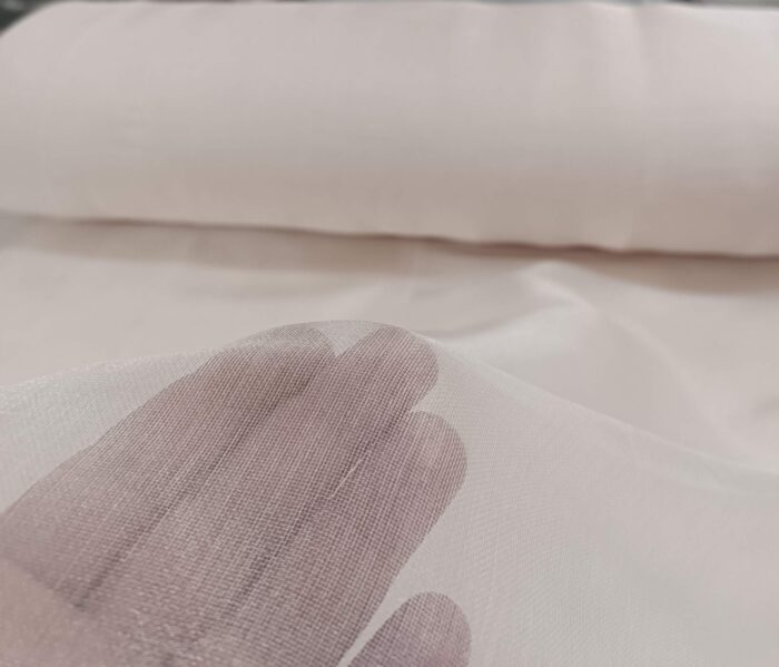 Pudra düz tül perde