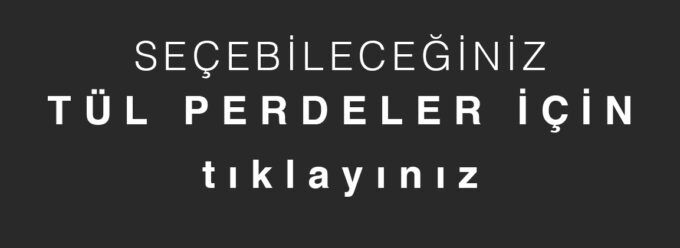 Tül perde kampanyası