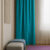 turkuaz saten perde