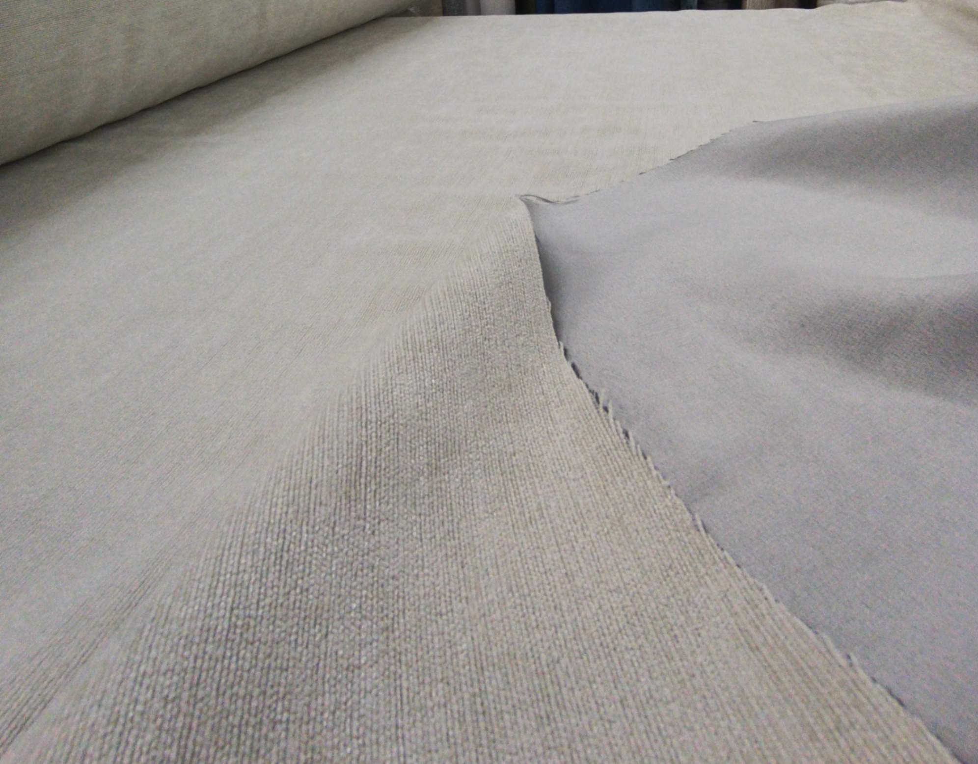 Kadife Krem Blackout karartma Fon Perde5