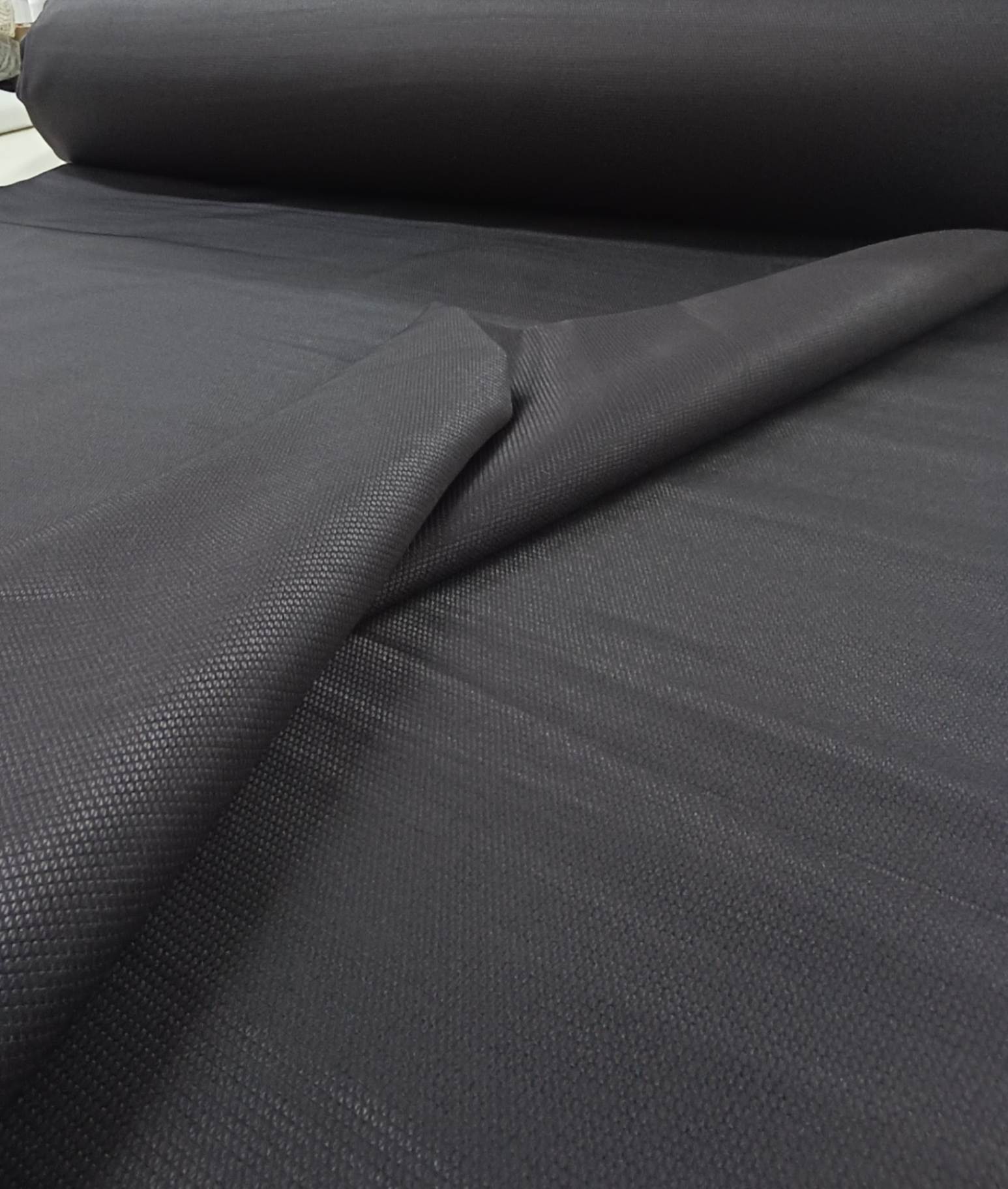 Koyu Gri Keten Karartma Fon Perde Blackout 3