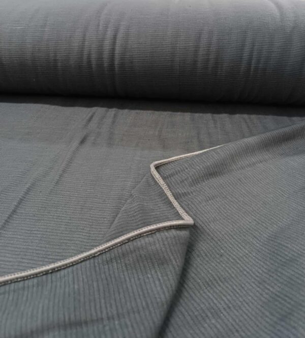 Gri keten tül perde modelleri