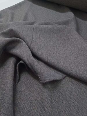 kahverengi fon perde düz dikim model