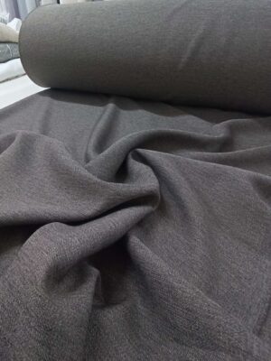 kahverengi fon perde düz dikim model