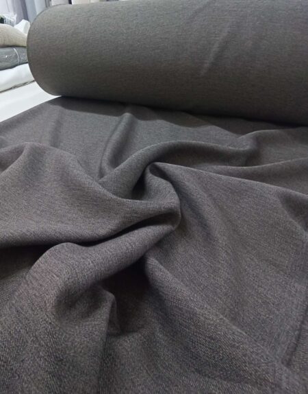 kahverengi fon perde düz dikim model