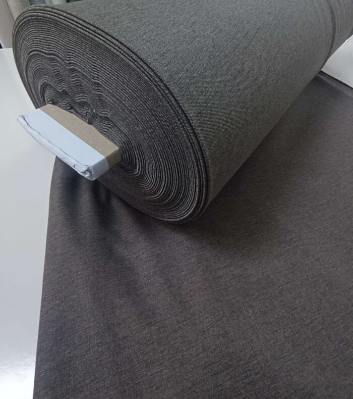 kahverengi fon perde düz dikim model