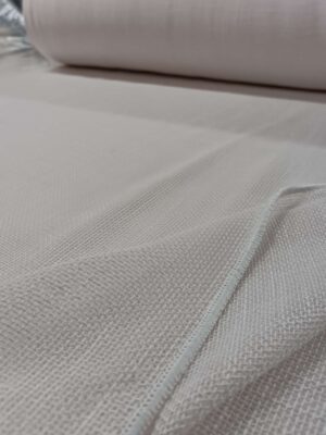 Korniş uyumlu açık pembe kalın keten tül perde