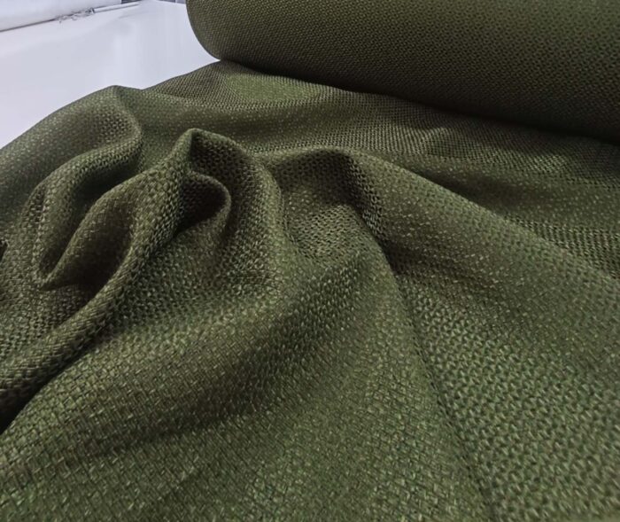 Modern koyu yeşil fon perde dekorasyonu