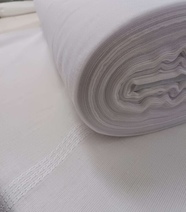 Şerit Desenli Beyaz Tül Perde | Modern ve Zarif Tül Modelleri