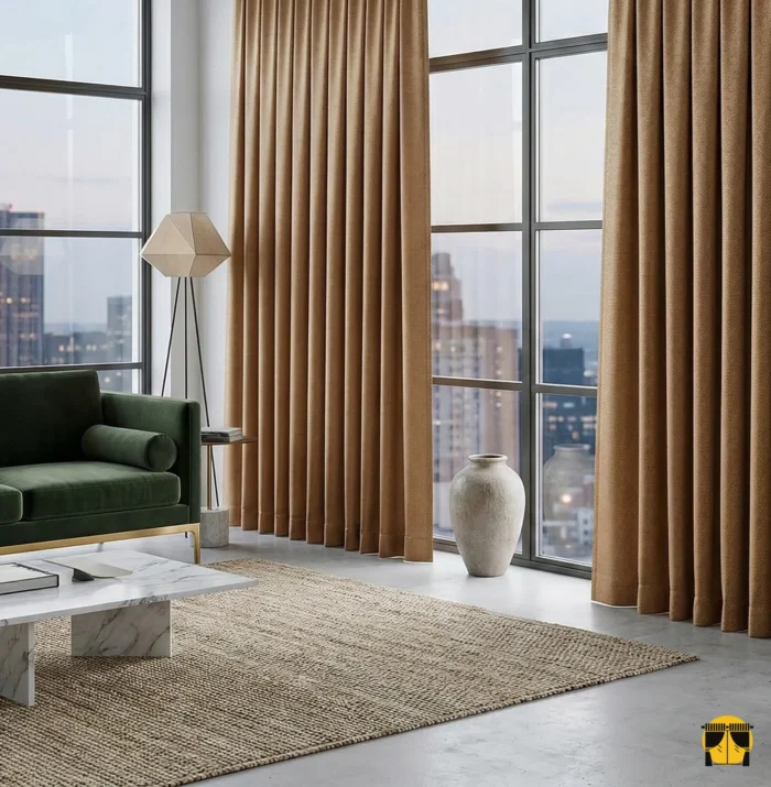 Dökümlü fon perde katyonik