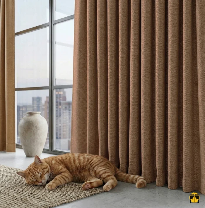 Bronz rengi katyonik fon perde modelelri