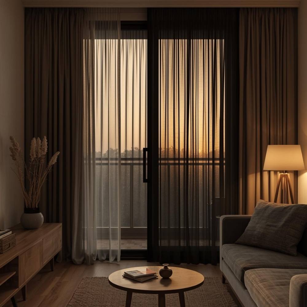 küçük salonlara perde