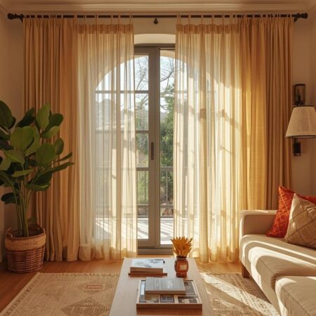 Küçük salonlar için perde fiyatları