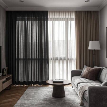 Küçük salon perdeleri