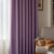 Salon için lila rengi perde