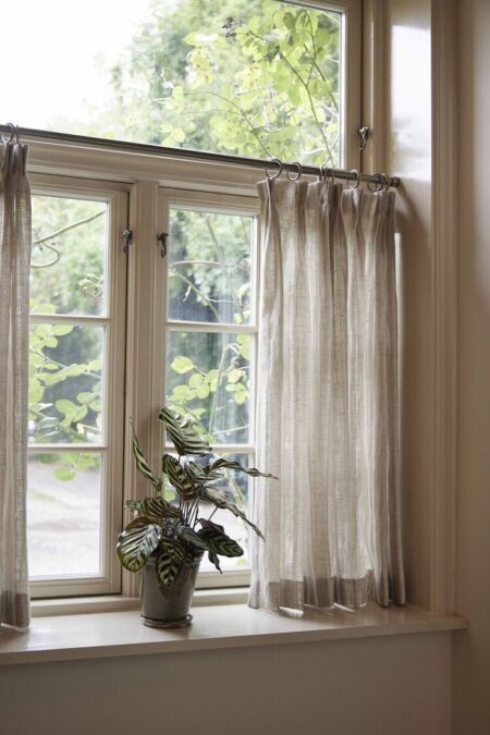 petek üstü tül perde