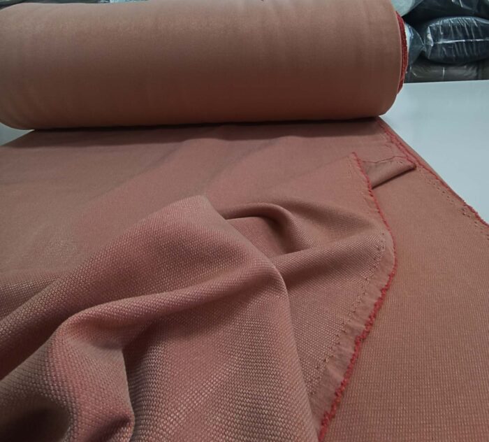 somon rengi oturma odası perdesi