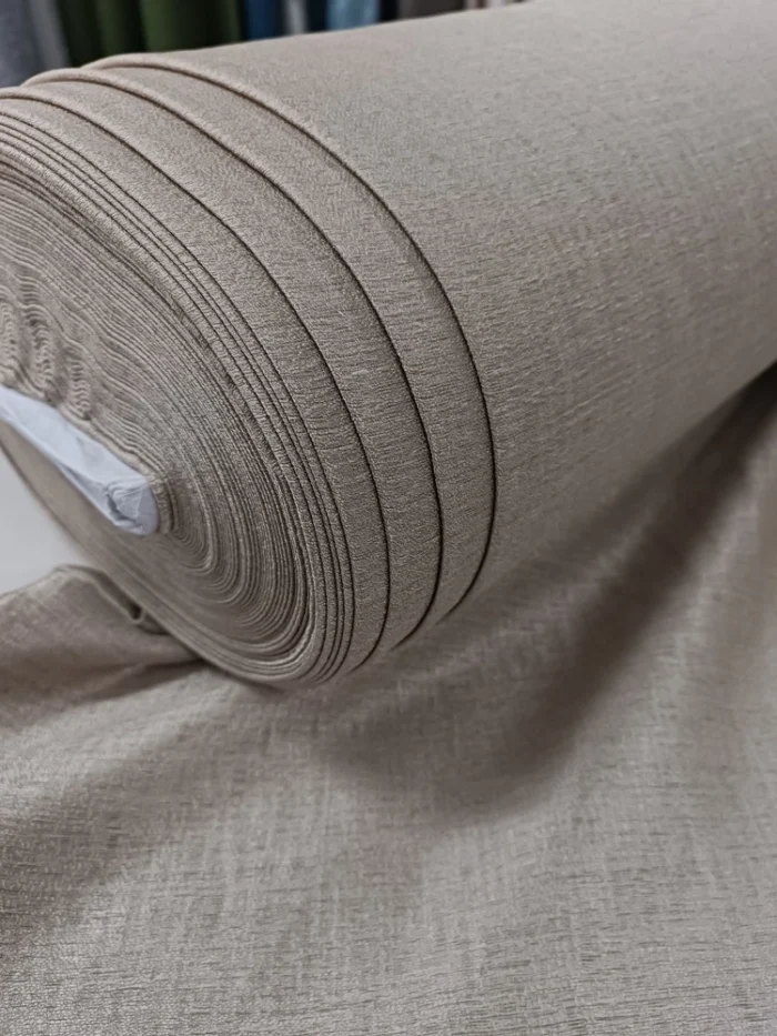 Vanti Bej Krem Düz Tül Perde