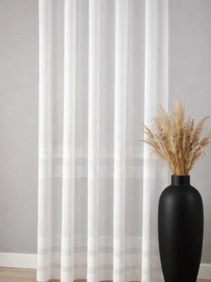 ekru beyaz ütü istemeyen tül perde fiyatları