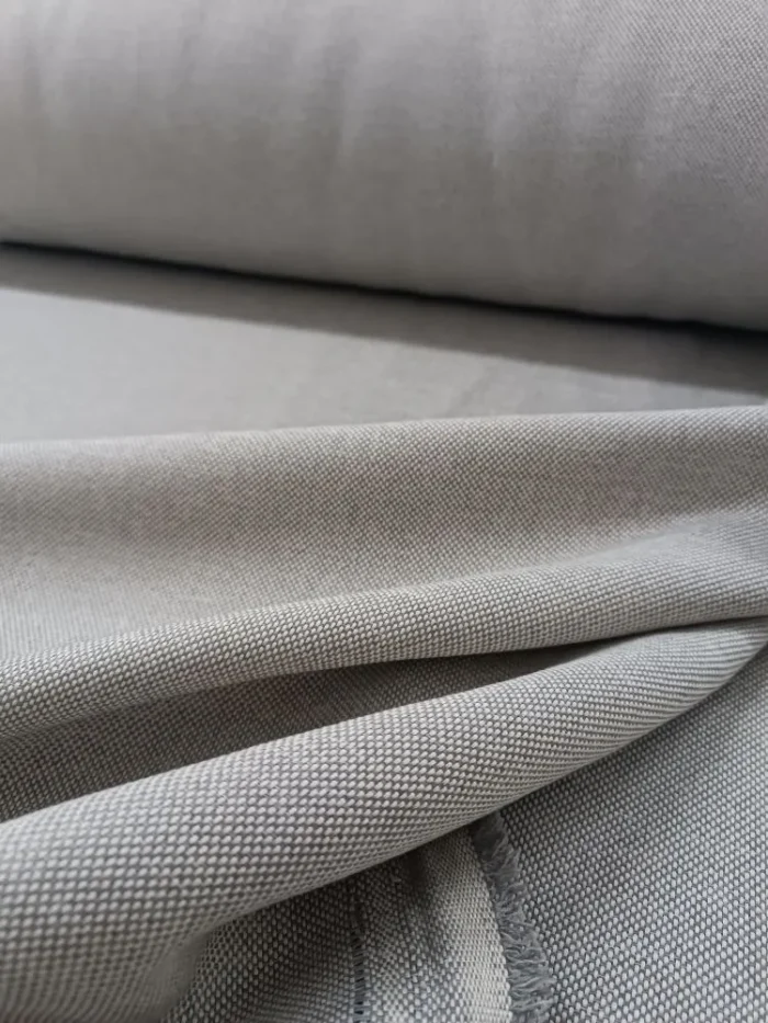 Vintos gri hasır dokulu fon perde modelleri 2026