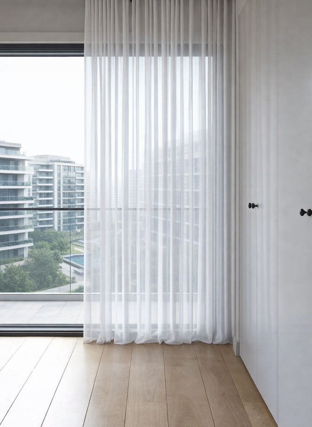 Olton  Beyaz Tül Perde – Kar Beyazı