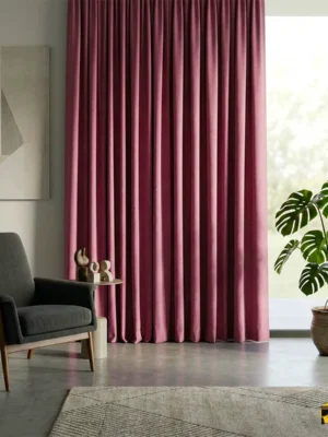 Pembe Karartma Blackout Fon Perde