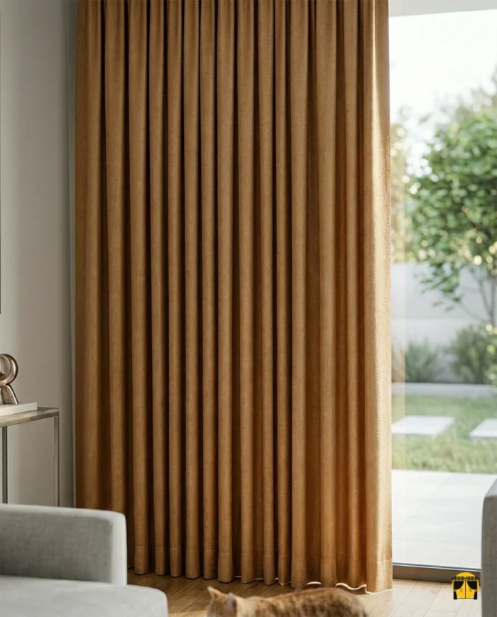 Turuncu Karartma Blackout Fon Perde