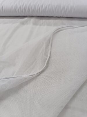 Modern salon dekorasyonu için Tinda serisi beyaz tül perde