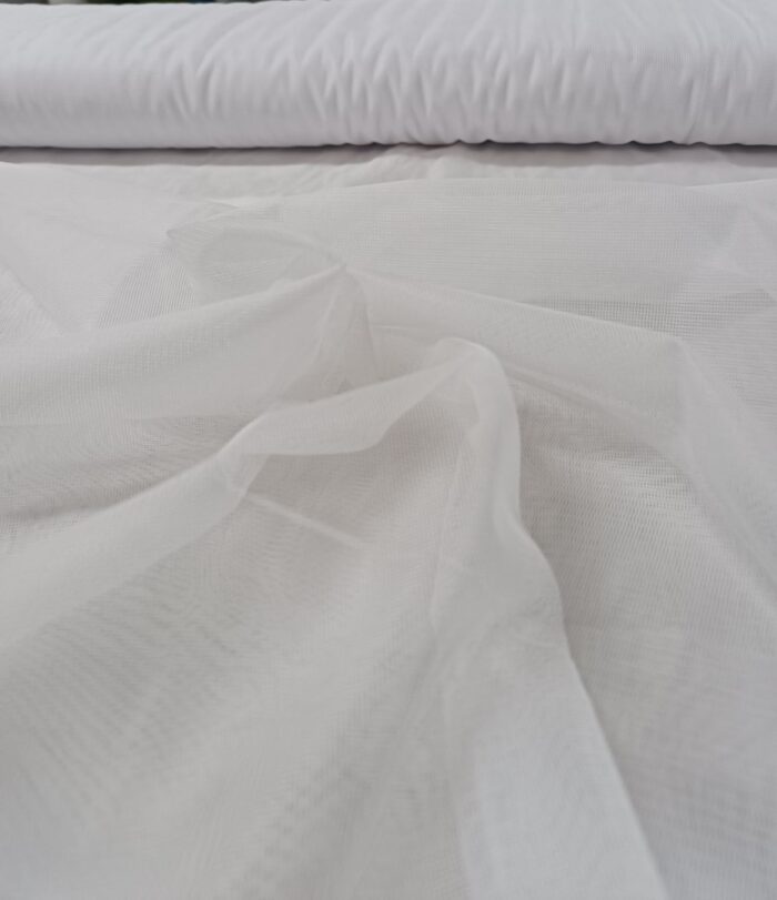 Işık geçiren ferah beyaz tül perde Tinda dokusu