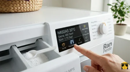 tül perde hangi programda yıkanır çamaşır makinesi perde yıkama ayarı