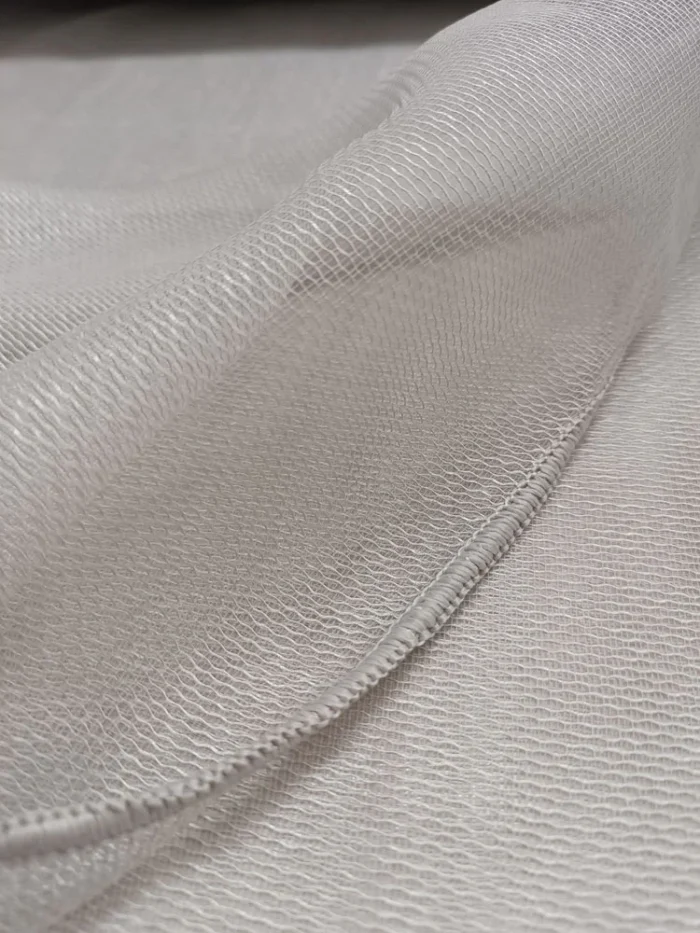 Mutfak Tül Perdesi - Bej Rengi Düz Tül Perde