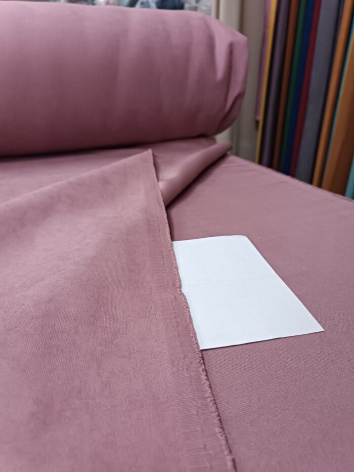 Rosalinda Gül Kurusu Pembe Fon Perde