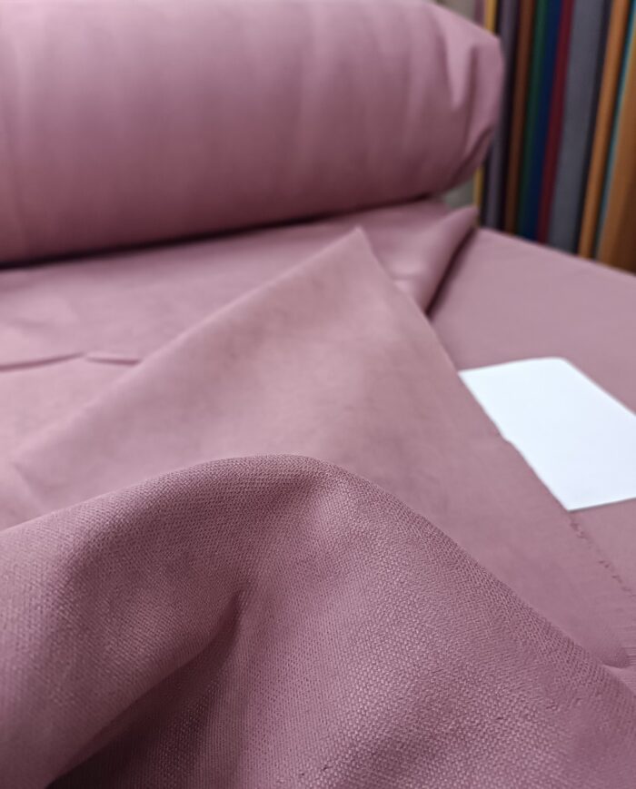 Rosalinda Gül Kurusu Pembe Fon Perde