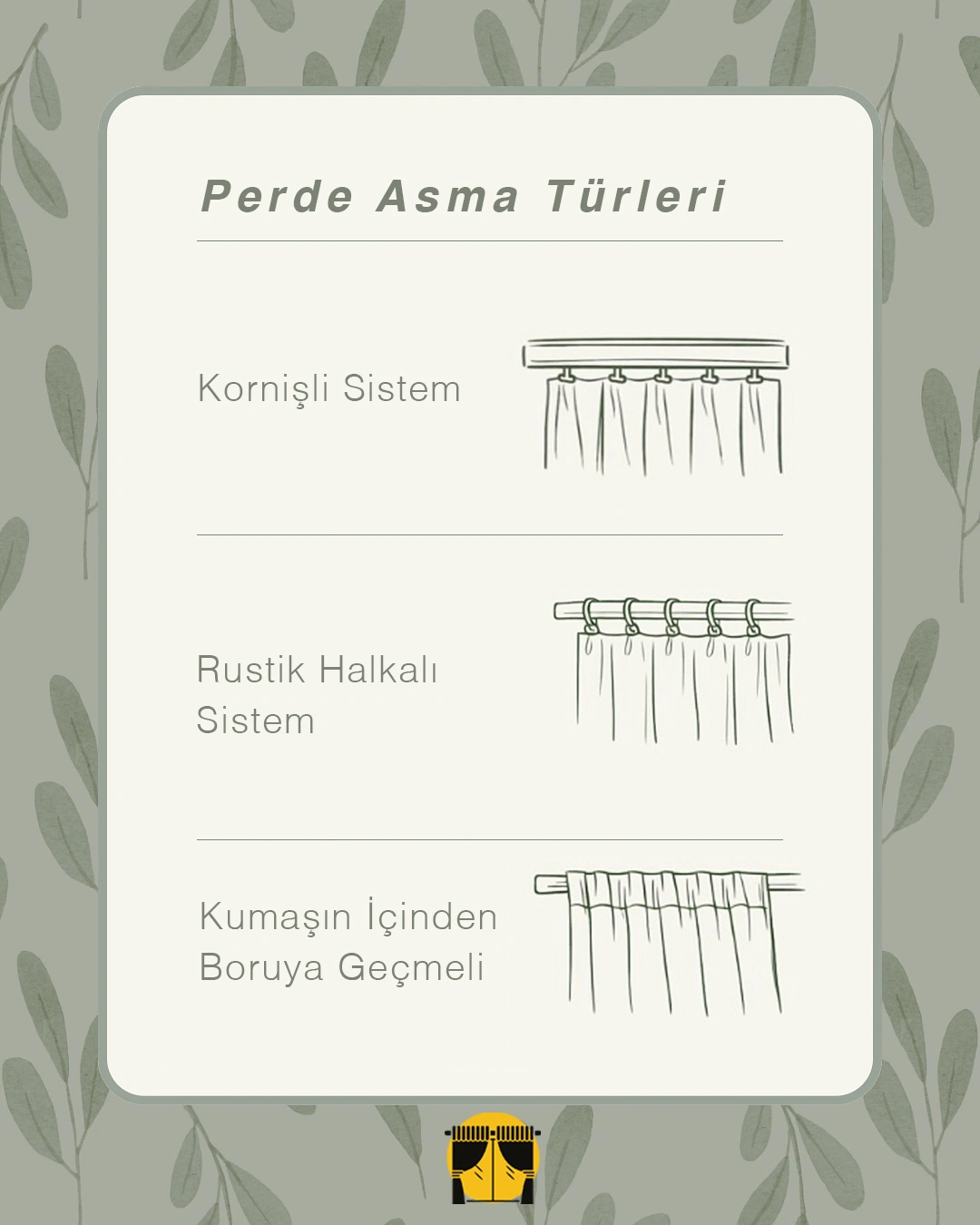 Perde Asma Modelleri